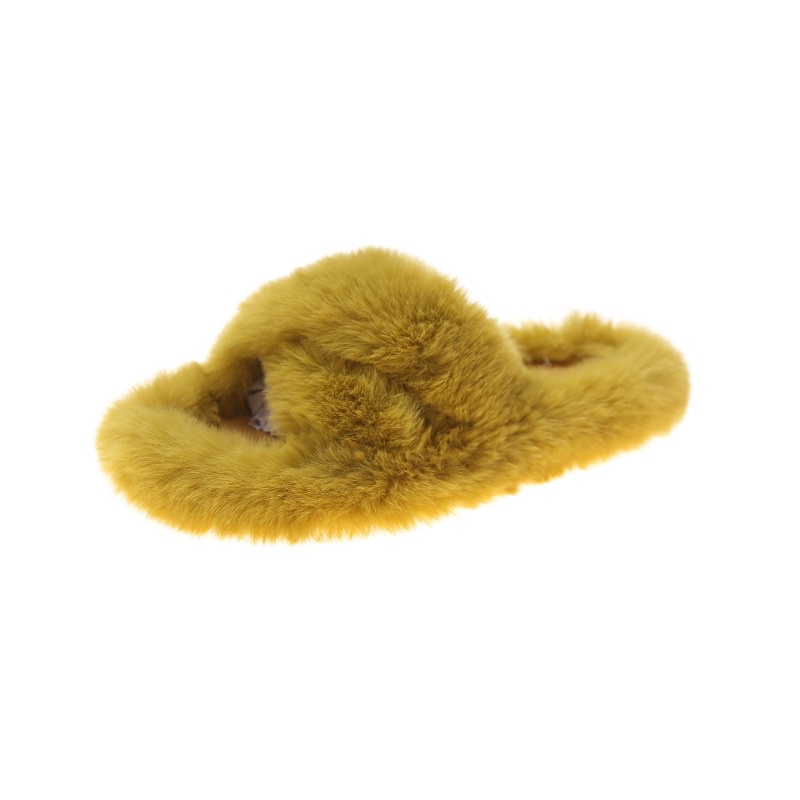 (HÀNG CÓ SẴN) Dép lê lông mềm quai chéo BIG SIZE 40-41-42