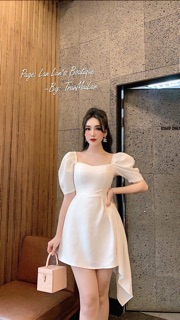 Váy thiết kế tay bồng