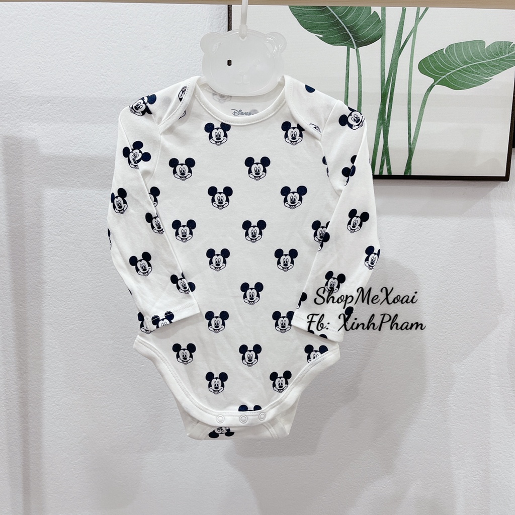 [Chọn mẫu][Size 62cm] Bodysuit dài tay cho bé size từ 5-6,5kg