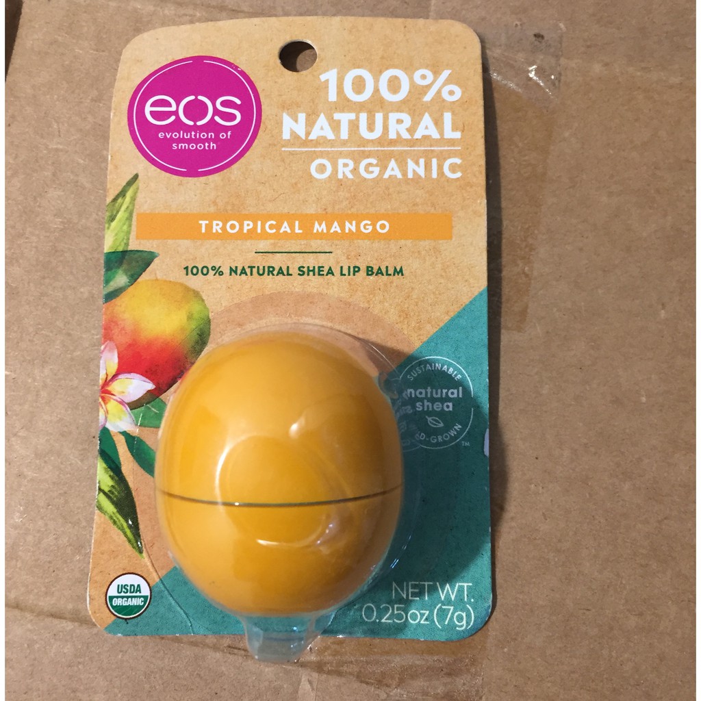 Son dưỡng hình quả trứng EOS - 7g - Nguyên hộp - Nhiều mùi hương thơm gây nghiện