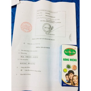 Tinh dầu răng miệng