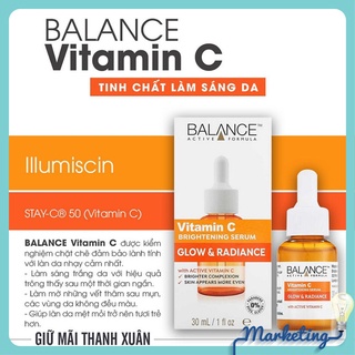 Serum Trắng Da, Mờ Thâm Balance Active Formula Vitamin C Brightening 30ml