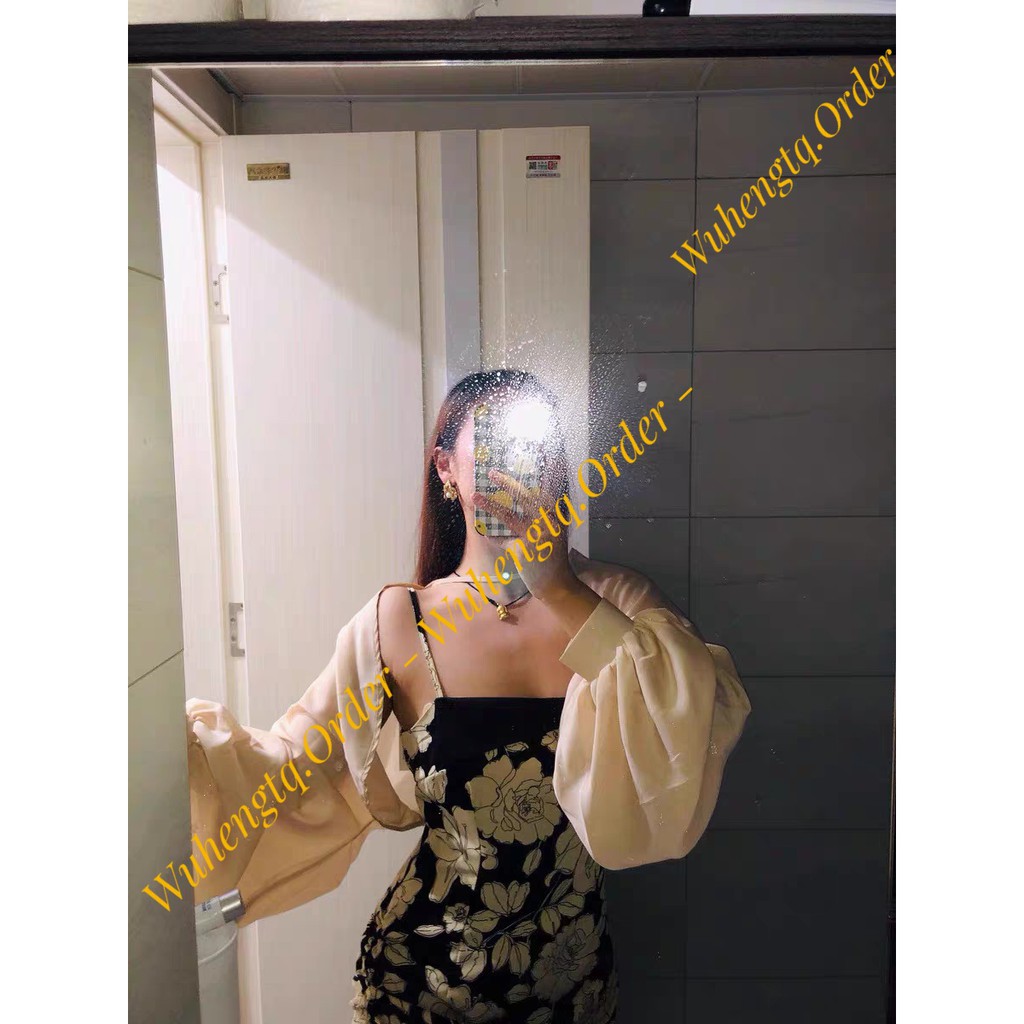 Áo Cardigan cách điệu voan lụa mỏng tiểu thư khoác ngoài cho nữ đặc biệt phù hợp với mùa thu