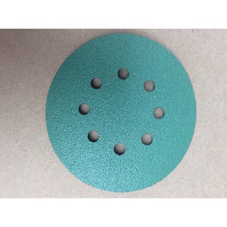 Bộ 10 miếng nhám Film tròn 125mm độ hạt P-60 đến P-1500 (đế lông)
