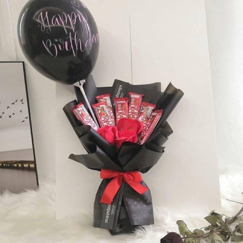 Bó hoa kẹo Socola-Chocolate Bouquet (lớn)