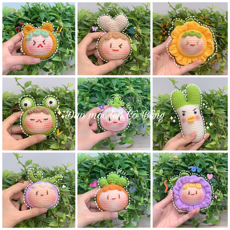 Móc khoá len handmade