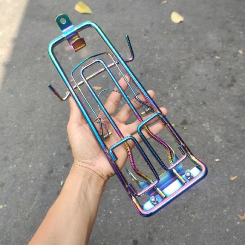 Baga Xe EX150 Exciter 2015-&gt;2020 Sơn Đen/Inox/Titan