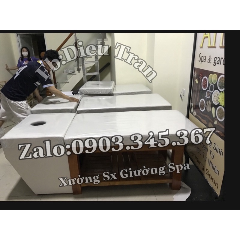 Giường gội đầu 2in1 Bồn Sứ cao cấp