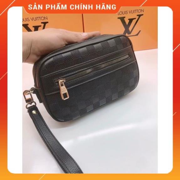 Ví Cầm Tay Nam Nữ Cao Cấp Clutch nam Vl Khoá Số Hộp Ngang Dài Da Đẹp Giá Rẻ - VN1978