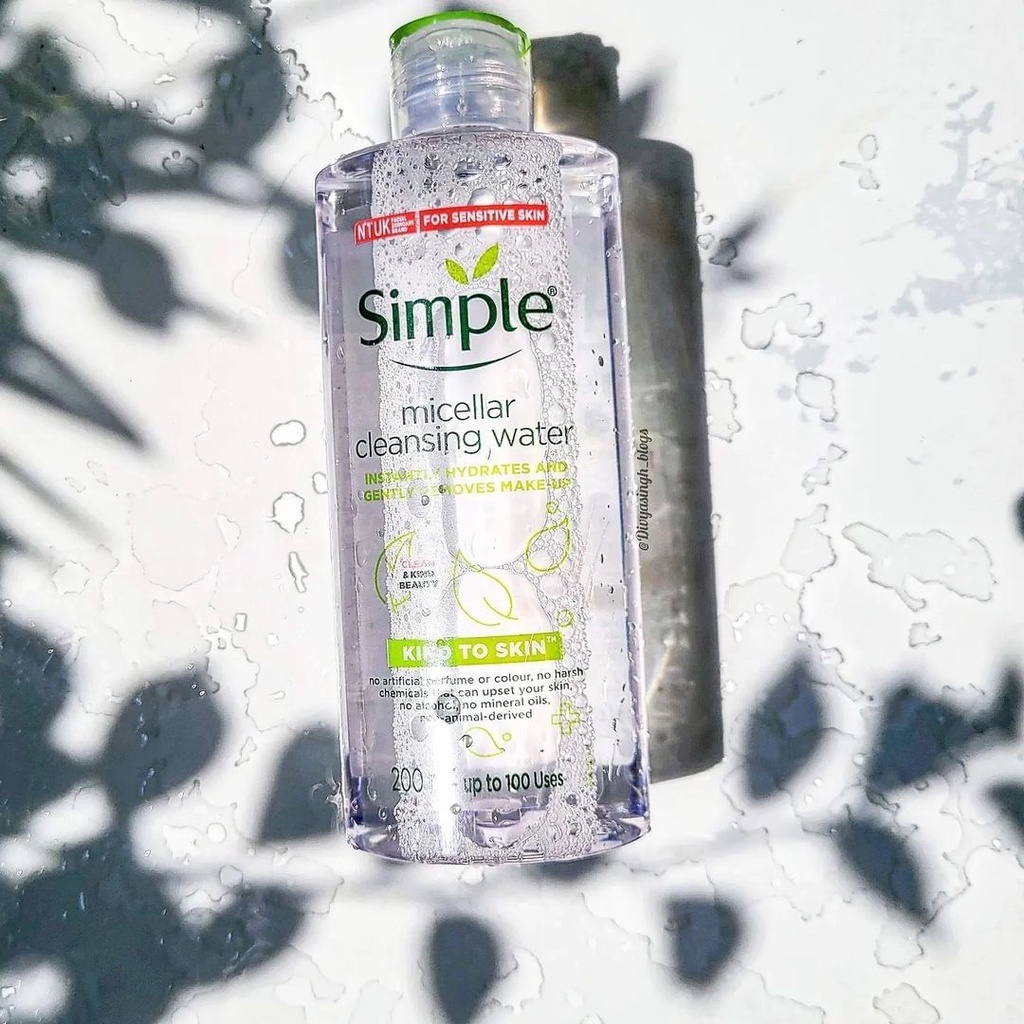 Nước Tẩy Trang Simple Micellar Cleansing Water 200ml