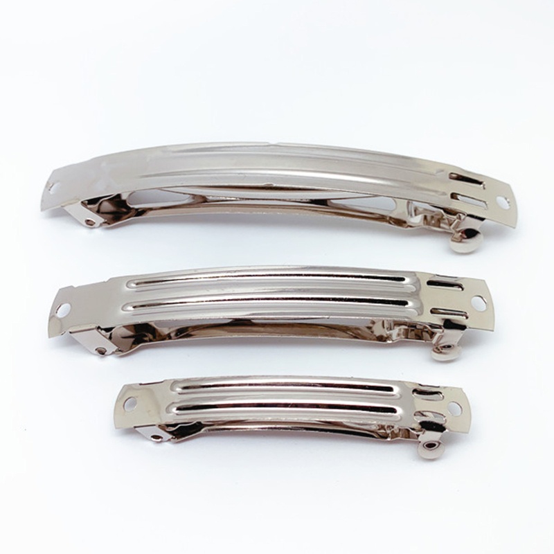 Kẹp Tóc Lò Xo Tự Động Bằng Kim Loại 6 7 8 10cm DIY