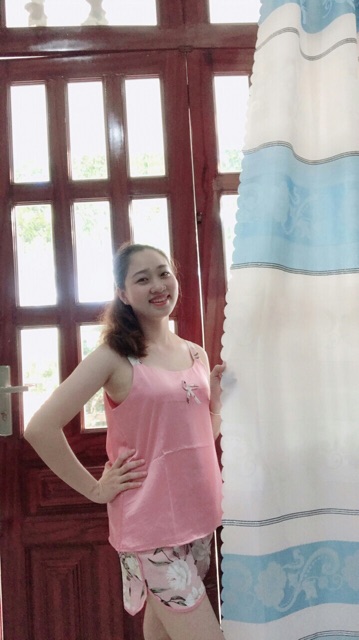 Bộ lụa 2 dây mềm mát không nhăn (có ảnh thật ) | BigBuy360 - bigbuy360.vn