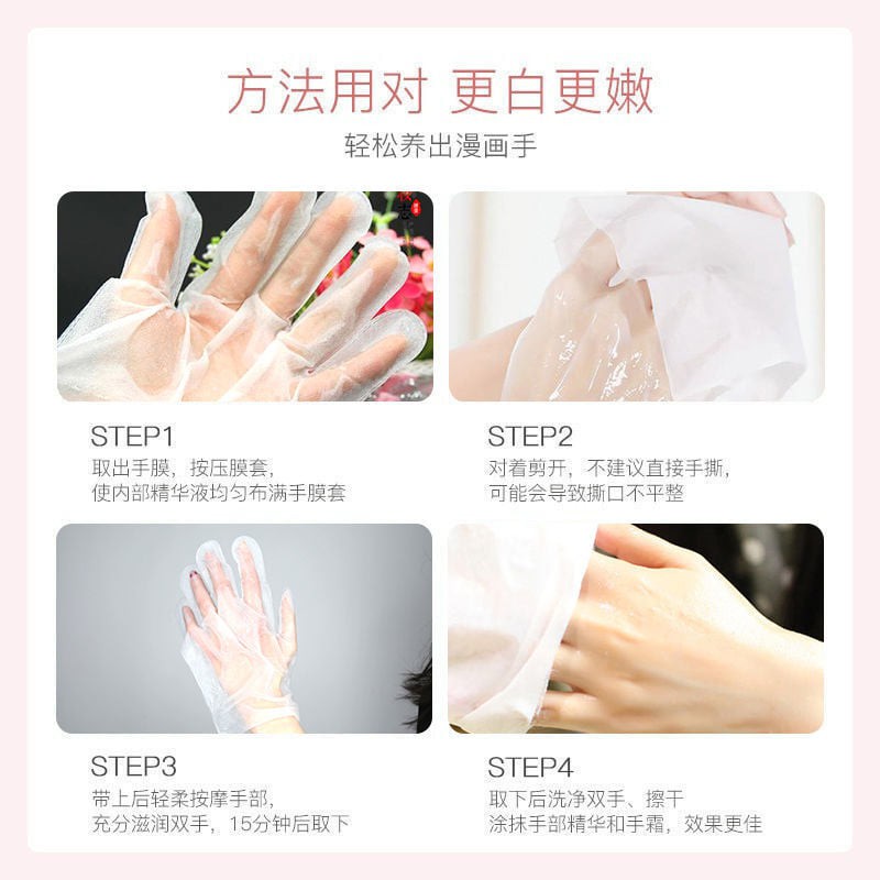 Mặt nạ ủ tay Sữa Dê ,Phục hồi và nuôi dưỡng da bàn tay mềm mịn, trắng sáng