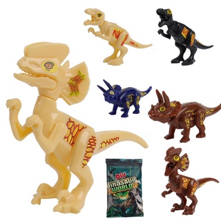 Set 2 con khủng long lắp ráp mini (mẫu ngẫu nhiên)