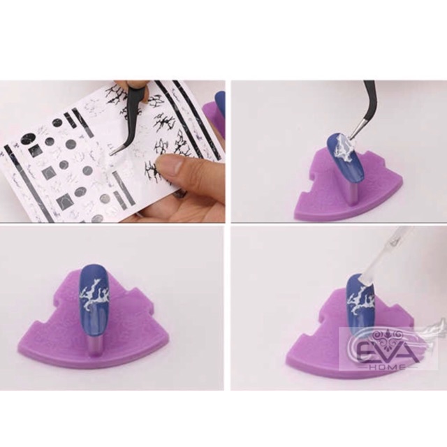 MIẾNG DÁN MÓNG TAY 3D NAIL STICKER HÌNH MÈO THẦN TÀI