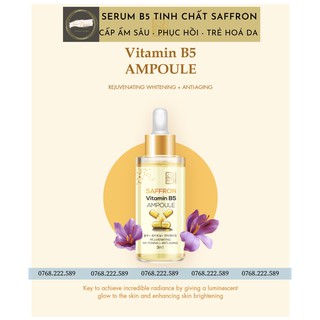 [HÀNG CHÍNH HÃNG] Serum B5 Saffron (tinh chất nhụy hoa nghệ tây) - Cấp ẩm sâu, phục hồi và trẻ hóa da
