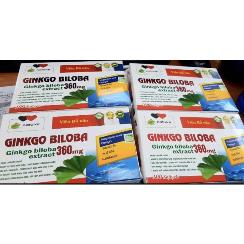 Viên Bổ Não Ginkgo Biloba 360