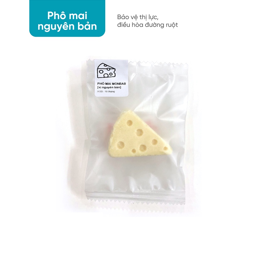 Phô Mai Chó Mèo Monbab - Ăn Vặt Snack Chó Mèo Dinh Dưỡng Giàu Canxi