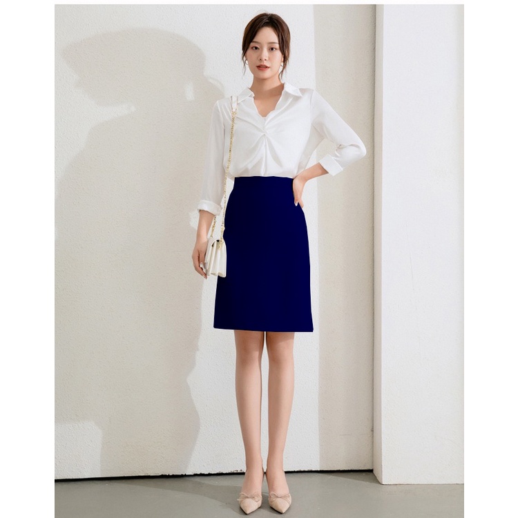 Chân Váy Chữ A Có Túi Chéo Đến Gối Chân Váy Trẻ Trung TC50