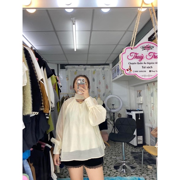 Áo voan tơ cao cấp bigsize Thuỳ Trangg
