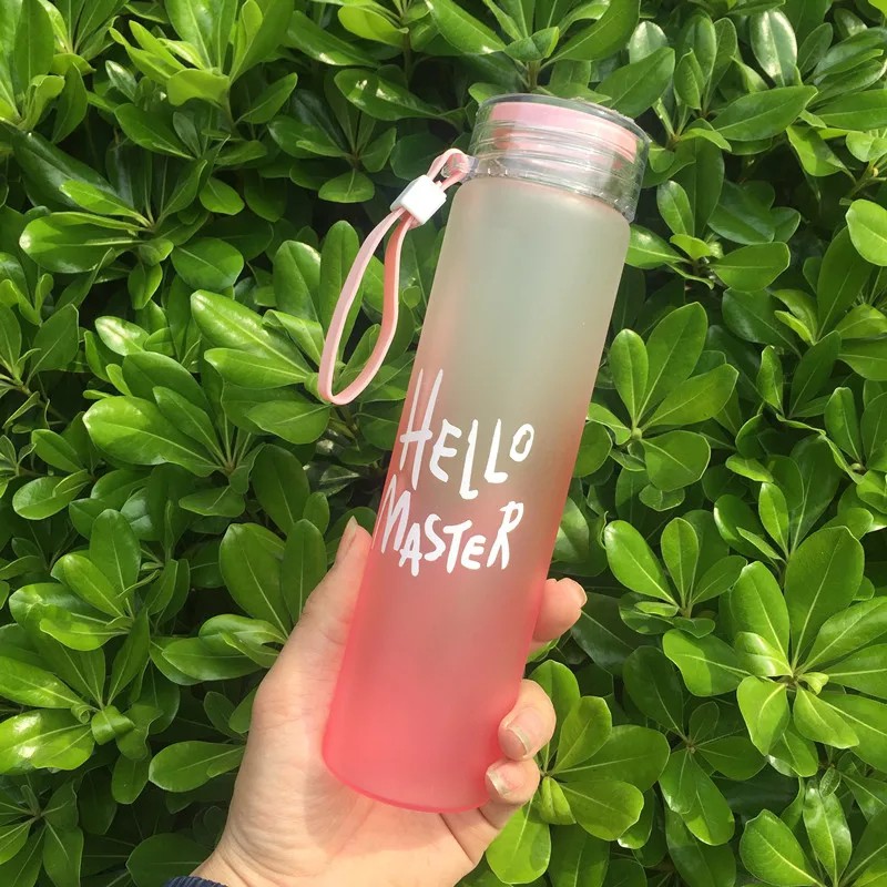 Nhập LETTA Hoàn 5k Xu Đơn 150k_Bình Thủy Tinh Hello Master 450ml - 4 Màu #6