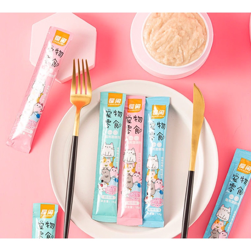 Súp thưởng cho mèo Shizuka và Catfood
