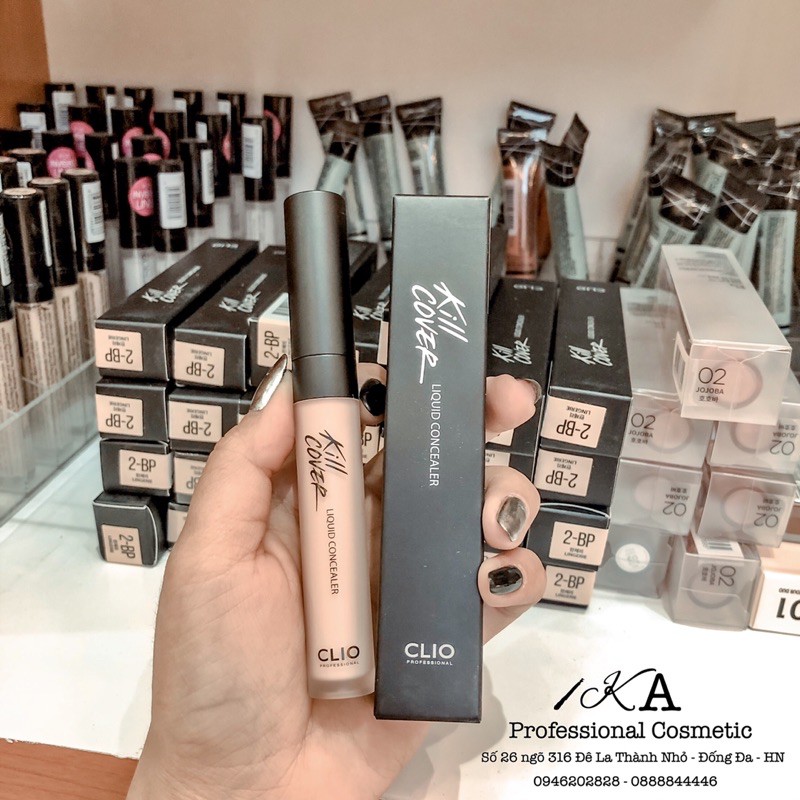 Kem Che Khuyết Điểm Clio Kill Cover Liquid Concealer