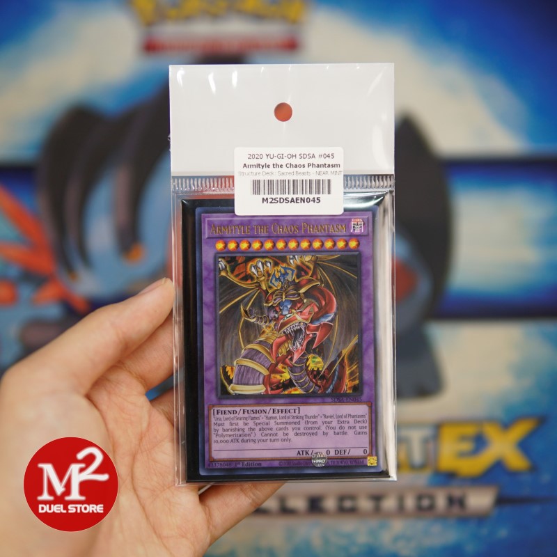 Lá bài Yugioh SDSA-EN045 Armityle The Chaos Phantasm - Ultra Rare - Đóng gói theo tiêu chuẩn M2SCCQ-Lite