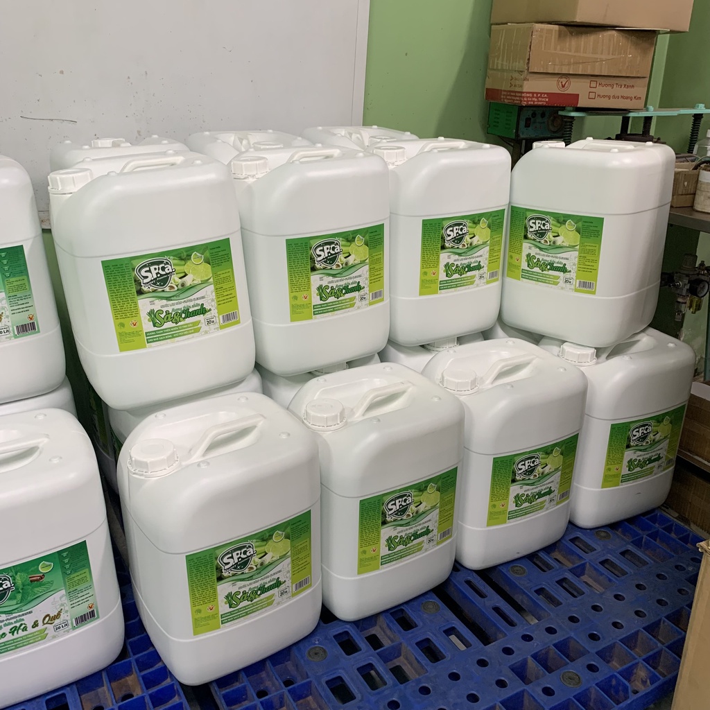 Nước lau sàn nhà can 20 lít SPCa cao cấp diệt sạch khuẩn lưu hương dài lâu