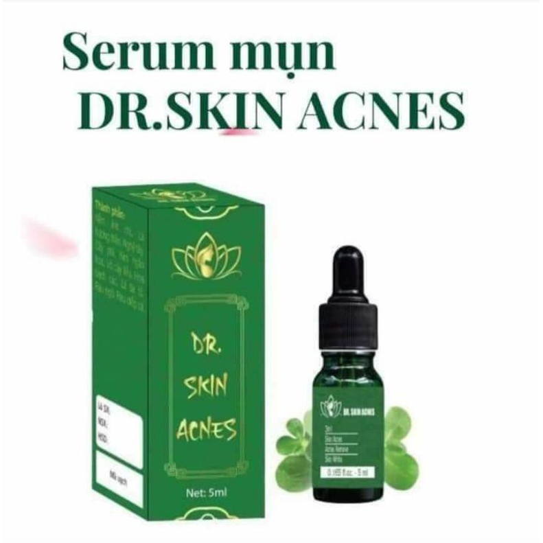]Serum Mụn Dr.skinacnes,Thảo Dược Sạch Mụn,Sạch Thâm,Hết Nám,Tàn Nhang.Giúp Da Trắng Sáng,Căng Mịn6