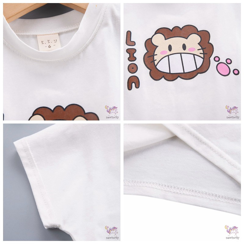 Set áo thun và quần ngắn dễ thương cho bé trai