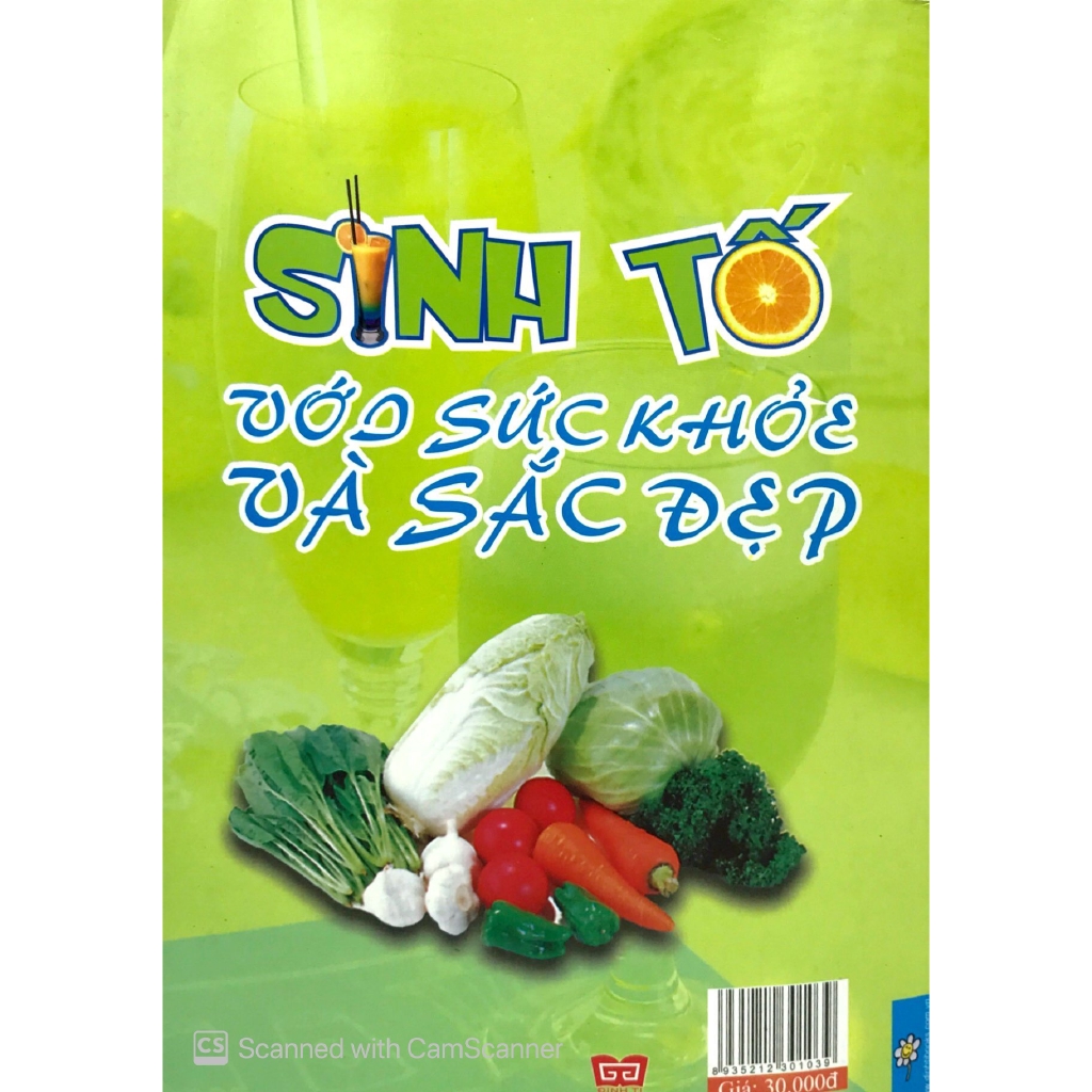 Sách - Sinh Tố Với Sức Khoẻ Và Sắc Đẹp