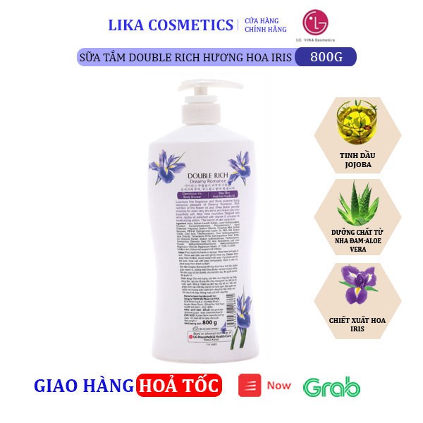 Sữa tắm Double Rich Hoa IRis 800g | BigBuy360 - bigbuy360.vn