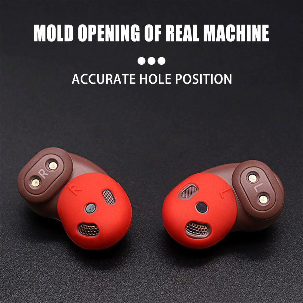 BTLIMER Vỏ Bảo Vệ Hộp Sạc Tai Nghe Samsung Galaxy Buds Live Bằng Silicone Màu Kẹo