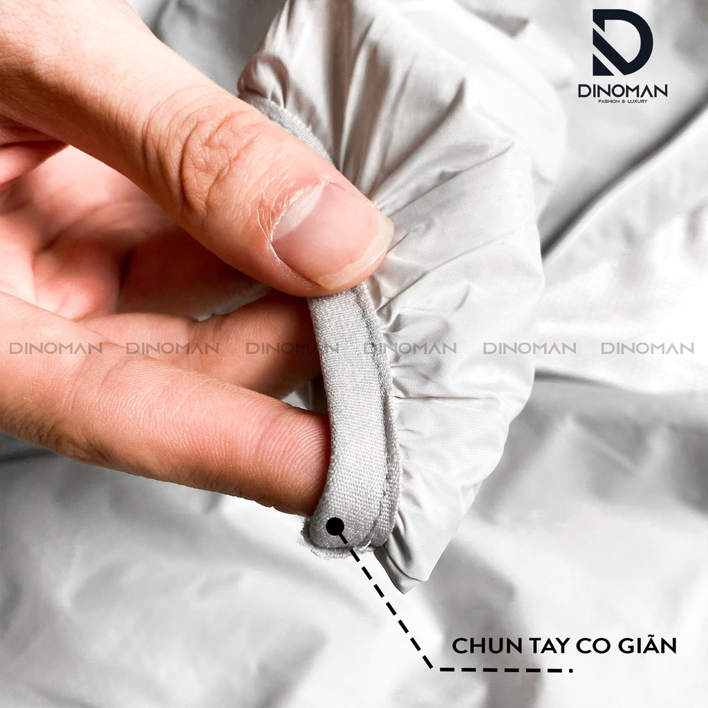 Áo Gió Nữ Mũ Liền DINOMAN Cản Gió Chống Nước Chống Bụi