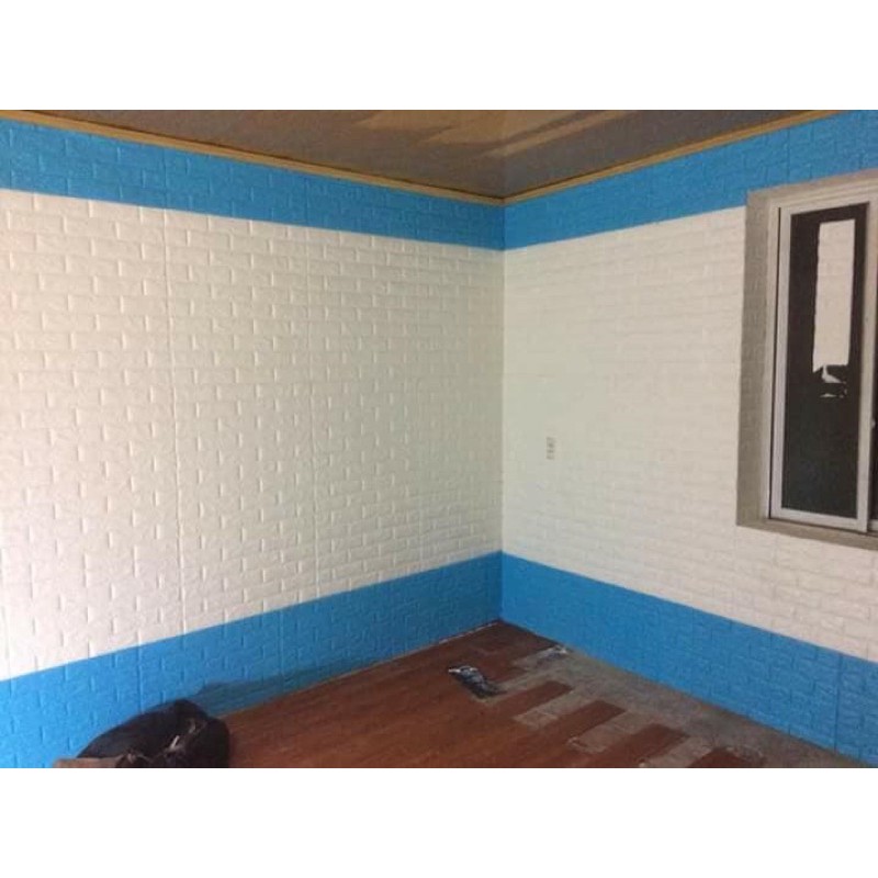 combo 10 tấm xốp dán tường giả gạch đủ màu kích thước 70-77cm | BigBuy360 - bigbuy360.vn