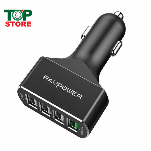 RAVPower RP-VC003, 4 cổng USB, 54W, USB QC 3.0