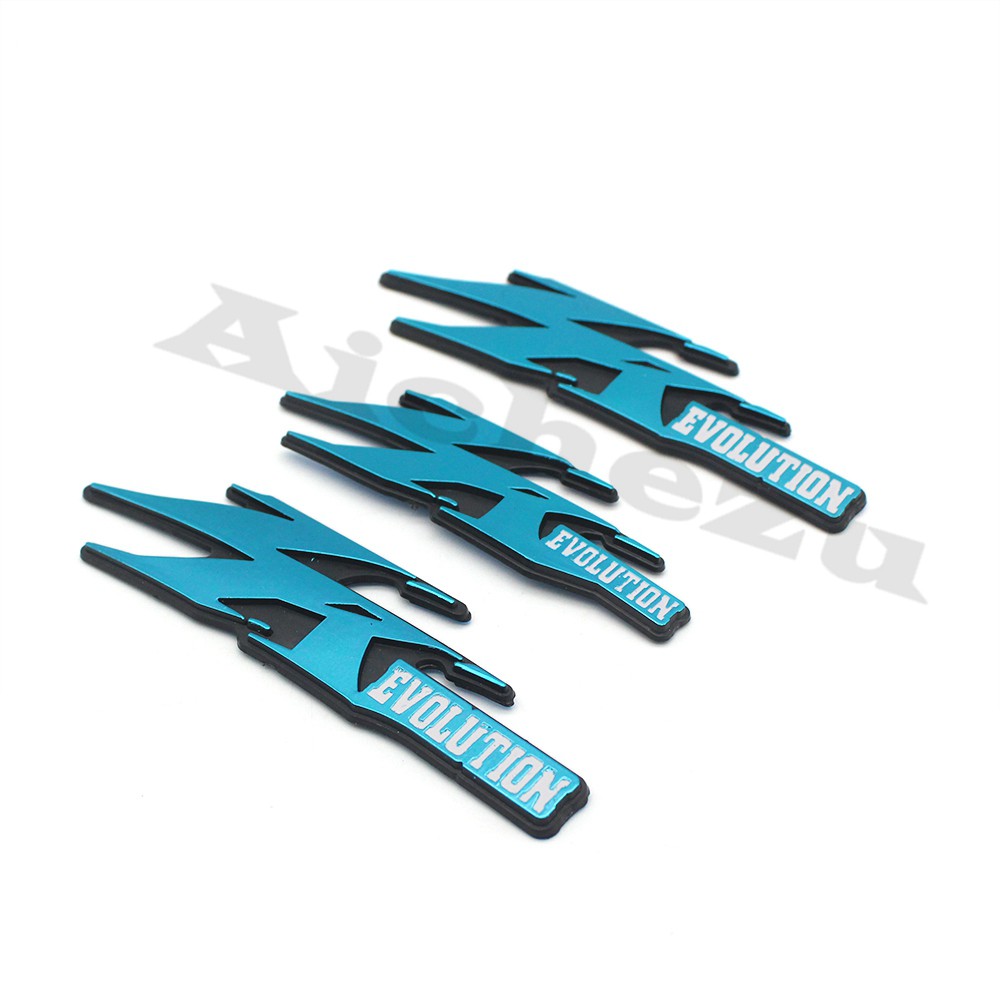 Miếng Dán 3D Màu Xanh Dương / Chrome Cho Xe Yamaha JOG ZR Evolution