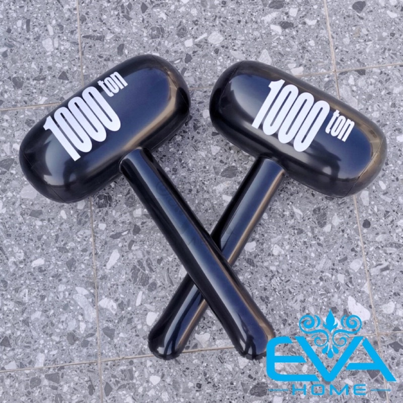 Đồ Chơi Bơm Hơi / Đồ Chơi Búa Tạ Đen Cán Tay Cầm Hơi Lớn 70 Cm Vui Nhộn