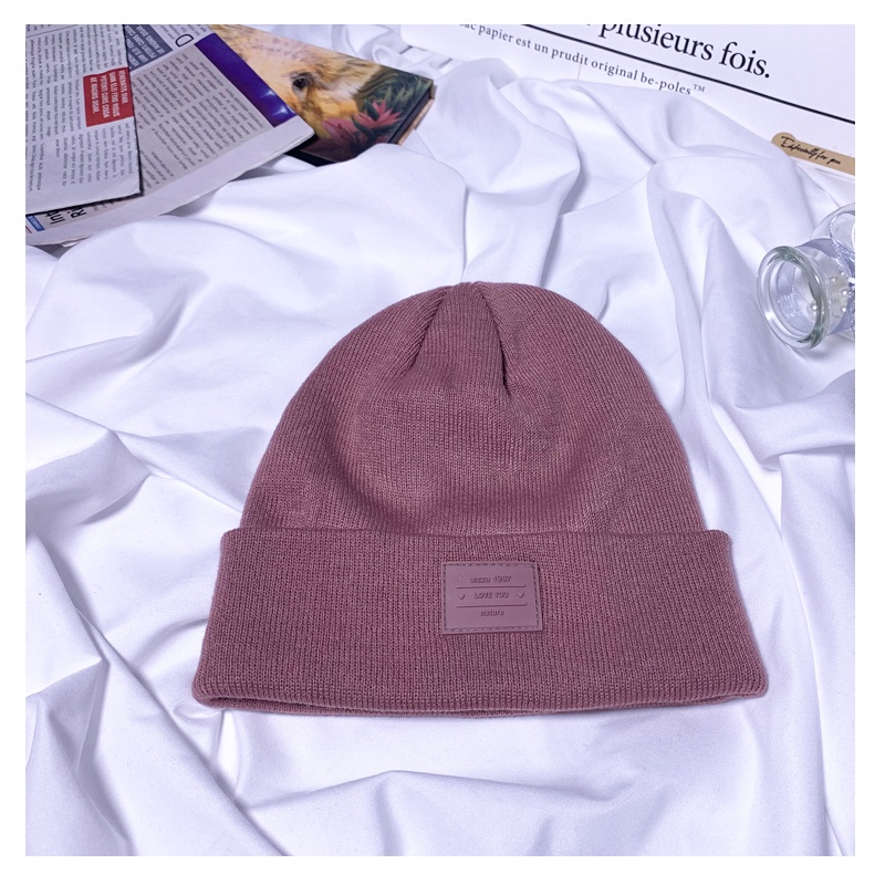 Mũ beanie LINJW ấm áp phong cách Unisex thời trang thu đông 2021