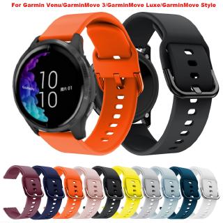 Dây đeo đồng hồ thông minh bằng silicone cho Garmin Venice/ Vivoactive 3/ Vivomove Hr/ Garminmove 3 Luxe