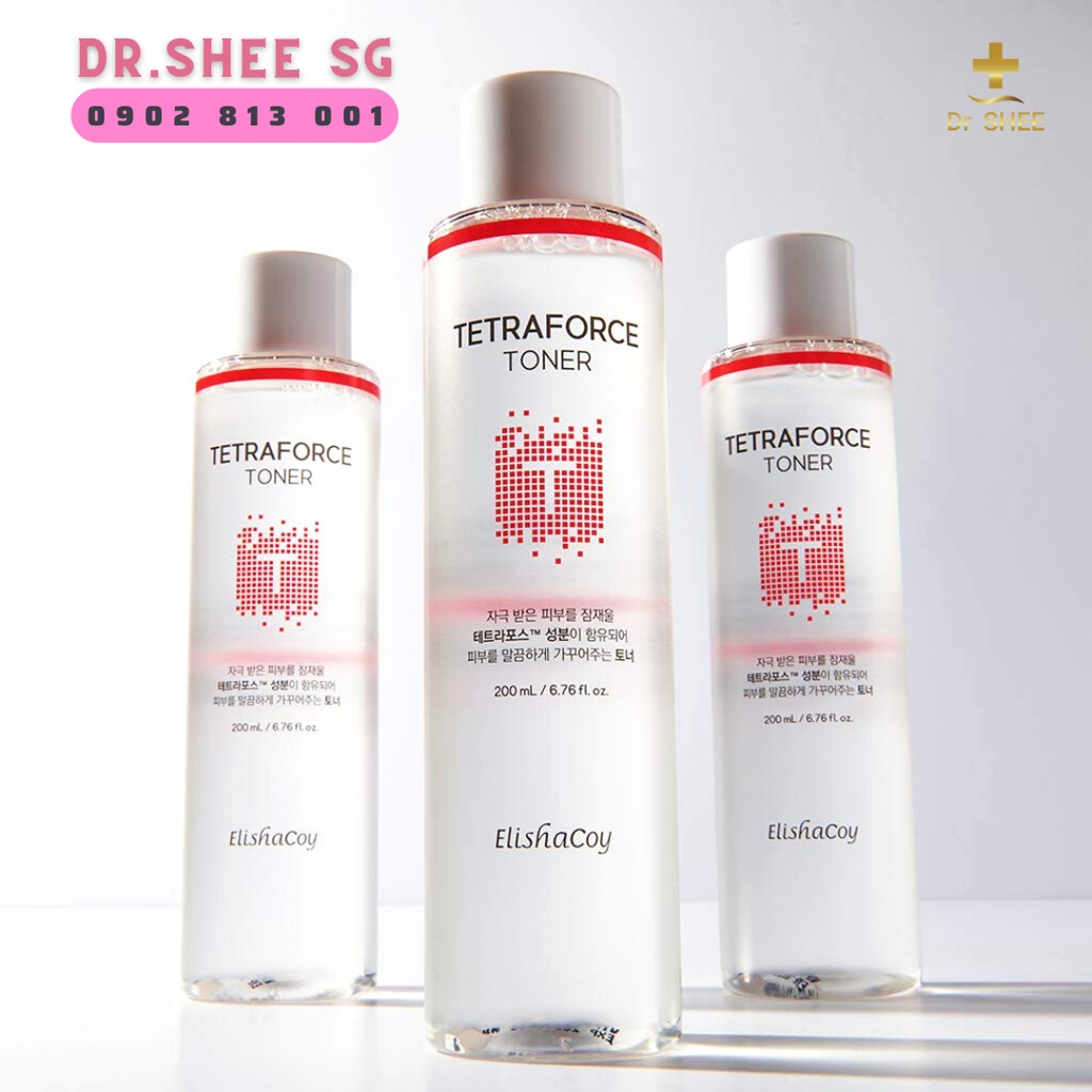 Toner Dành Cho Da Dầu, Mụn Elishacoy, ELISHACOY TETRAFORCE TONER