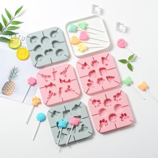 Khuôn kẹo mút silicon+ 20 que