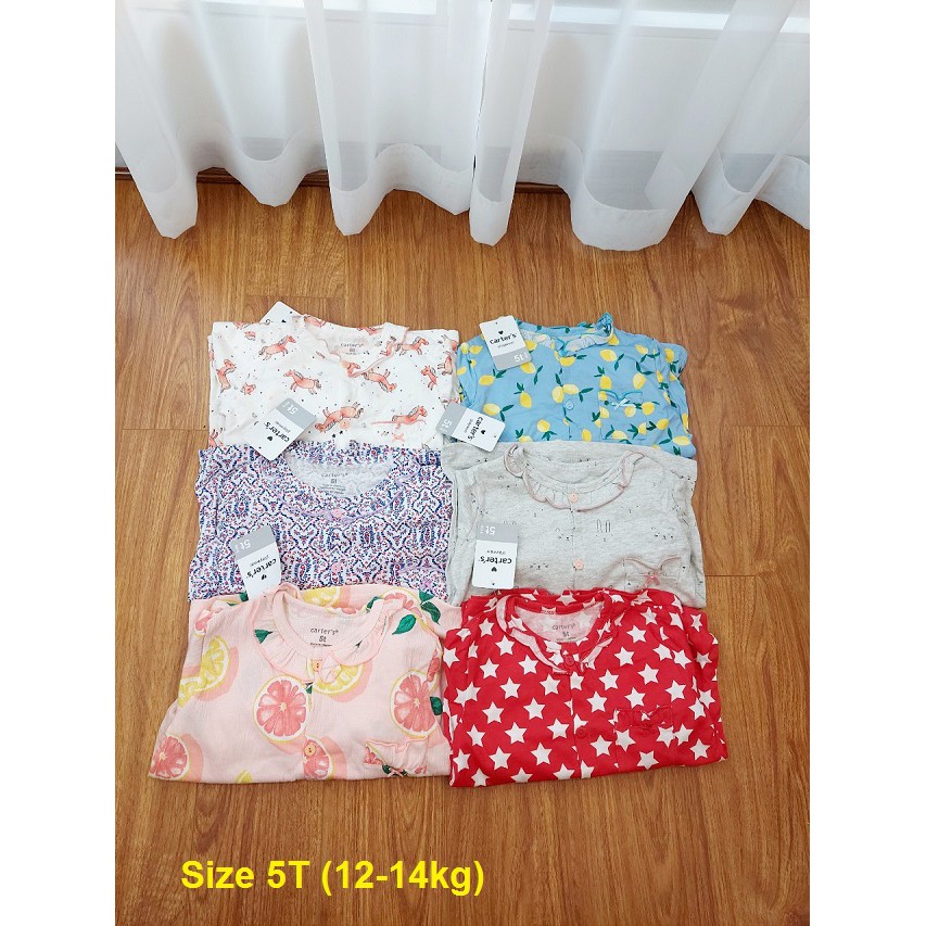 [Bộ đồ bánh bèo] Bộ dài tay bé gái, bộ pyjama bánh bèo, chất cotton mềm mịn, đủ size cho bé từ 7-20kg