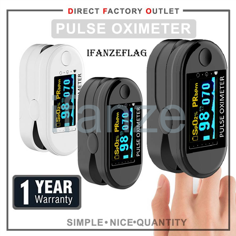 (Hàng Mới Về) Máy Đo Nhịp Tim Huyết Áp Đeo Ngón Tay Chuyên Dụng