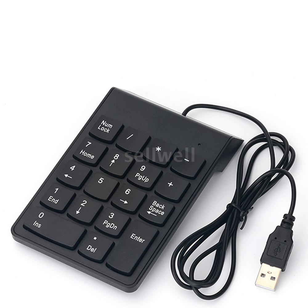 Bàn phím số USB dành cho văn phòng kế toán tài chính laptop PC tương thích với hệ điều hành Mini Numerics keyboard