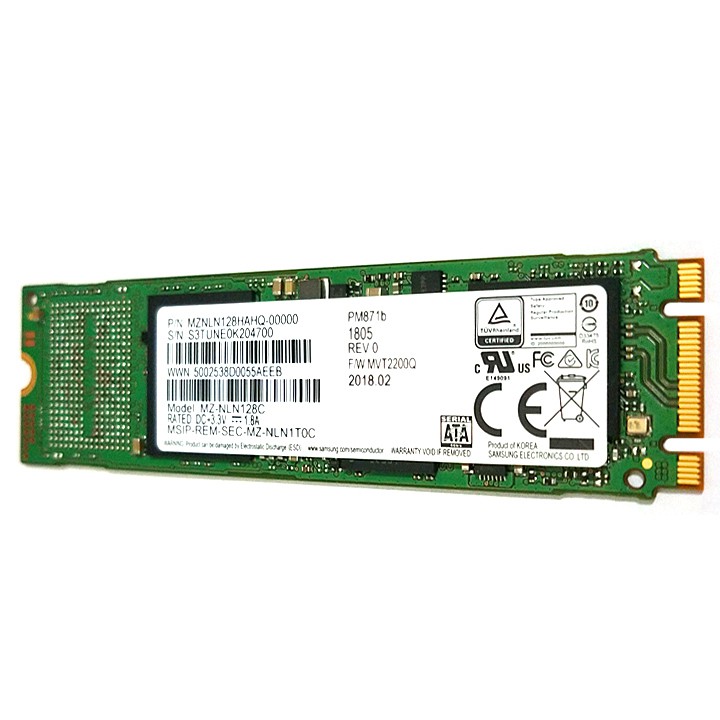 Ổ cứng SSD M.2 SATA Samsung PM871b 128GB - bảo hành 3 năm - SD72 | BigBuy360 - bigbuy360.vn