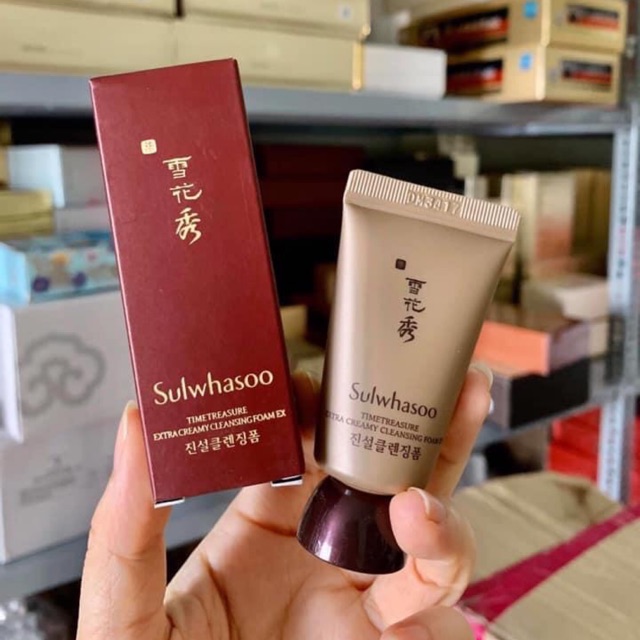 Sữa rửa mặt thông đỏ Sulwhasoo 15ml date 2023