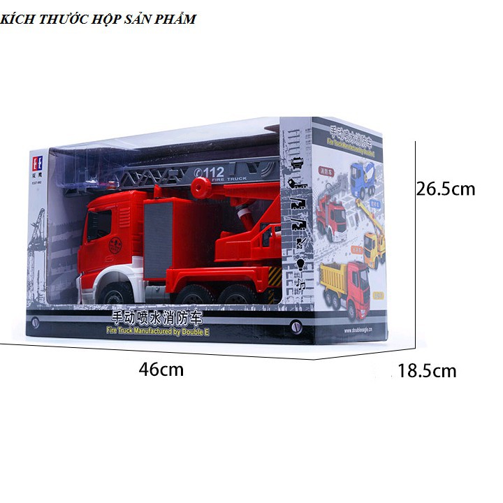 Xe Cứu Hỏa Loại To Phun Nước Thật