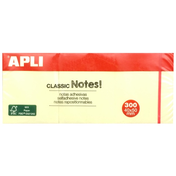 Giấy Note 50 x 40 mm - APLI 10977 (300 Tờ)